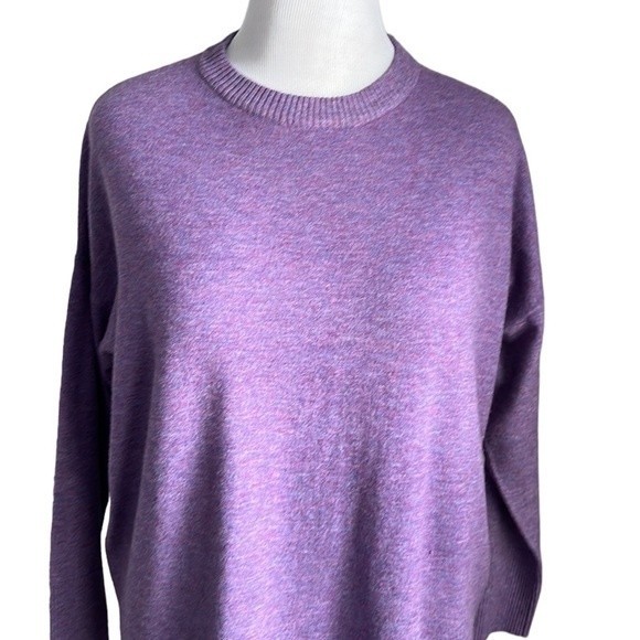 Kerisma Women’s Wool Blend Oversized Long Sleeve Purple sweater Size S/M - Picture 3 of 10